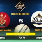 RCB vs GT match prediction